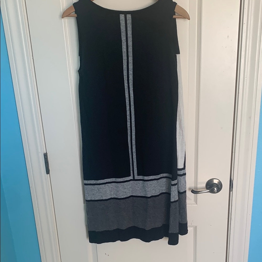 Caped knit dress